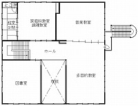 旧十和小学校　２F平面図