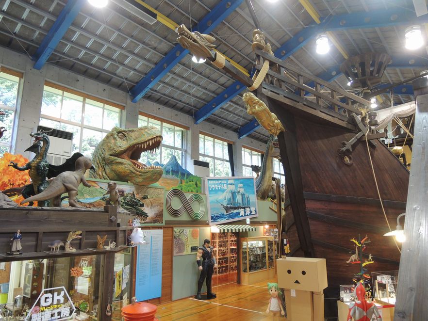 海洋堂ホビー館四万十　展示